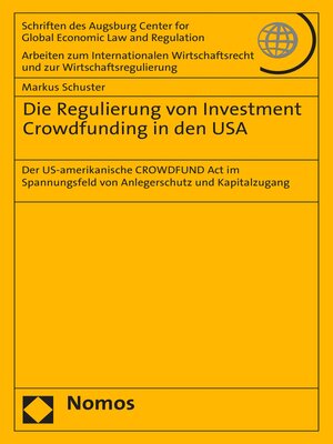 cover image of Die Regulierung von Investment Crowdfunding in den USA